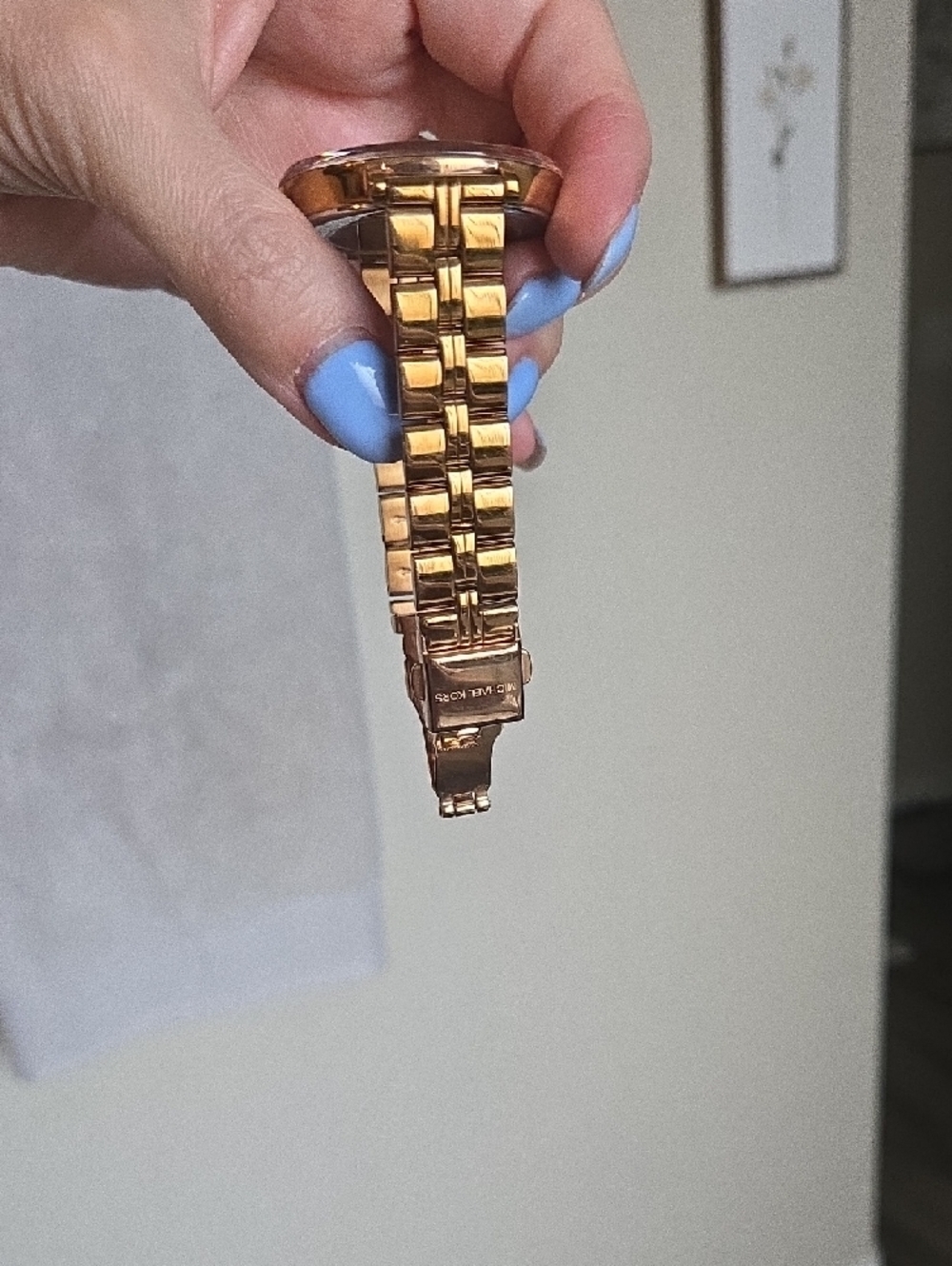 Michael Kors Rose Gold Tone Round Dial Bracelet Watch, Has Box & Extra Links - Picture 3 of 10